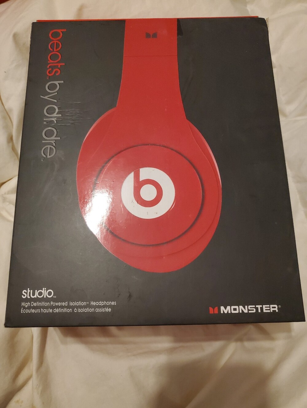 Beats by Dre Red Studio Headphones